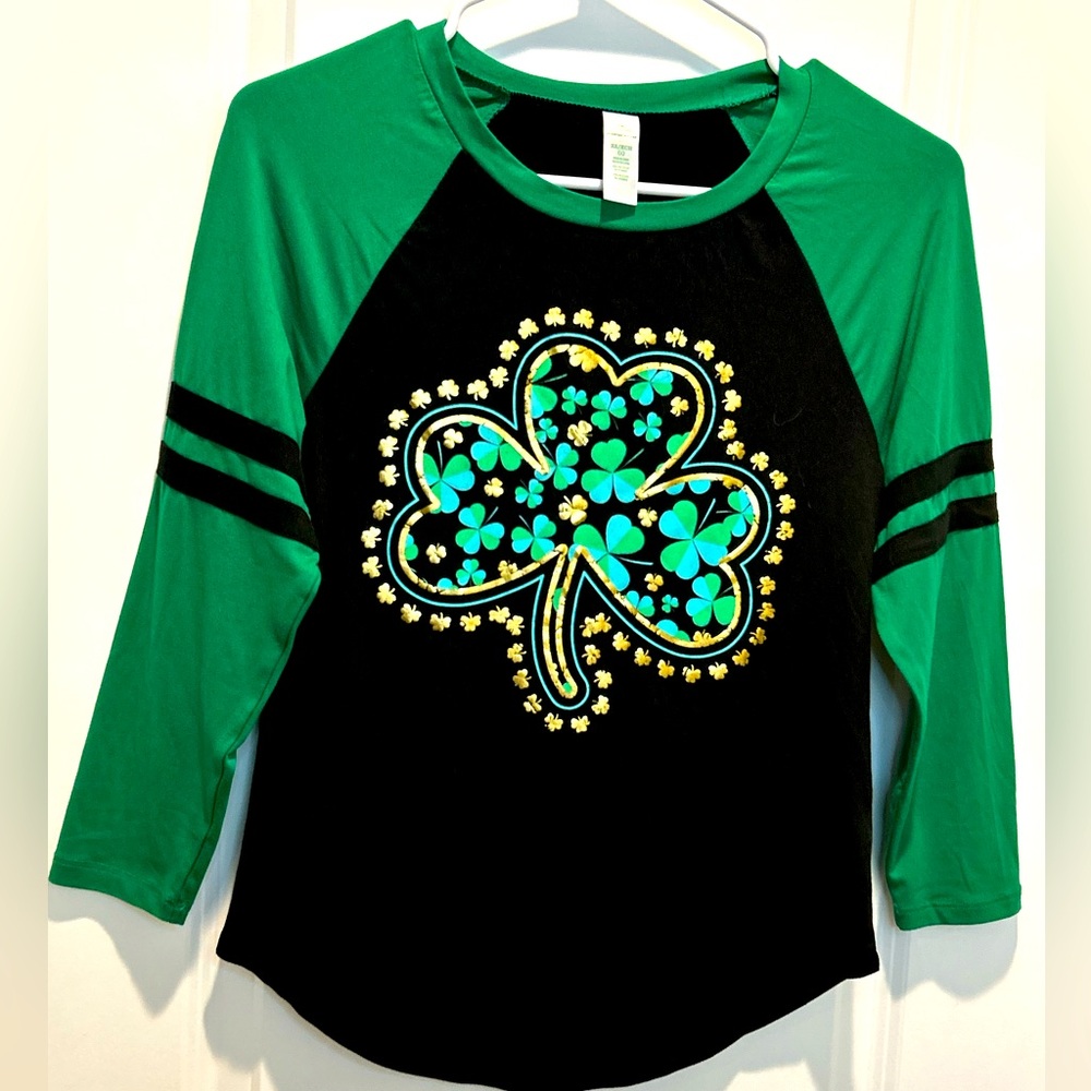 $7 or 2/$10 tshirt sale: Celebrate St. Patrick's Day Shamrock Lucky Jersey